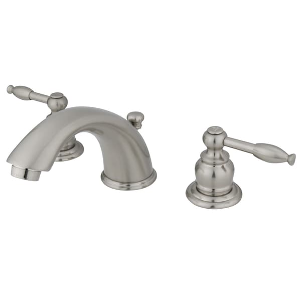Widespread Bathroom Faucet, Brushed Nickel